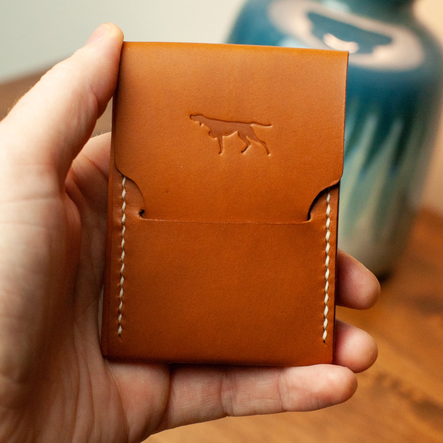 Handmade Leather Front Pocket Wallet - Buck