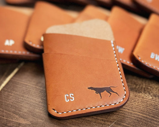 Stack of personalized wallets